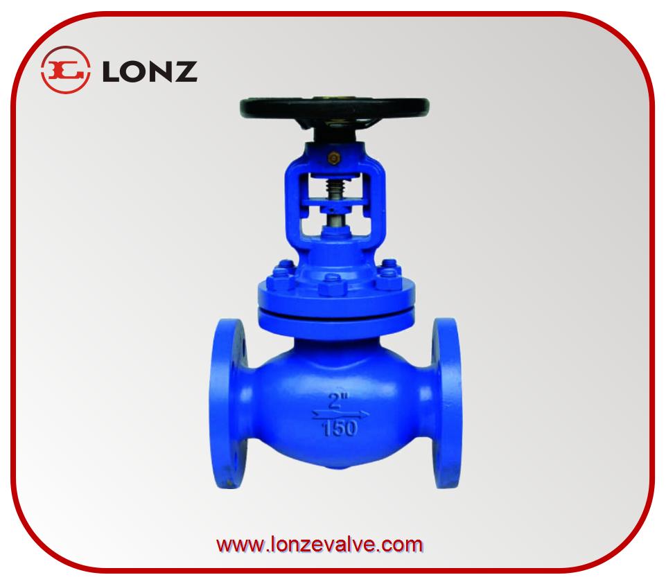 150LB 2'' ANSI bellow seal WCB Globe valve